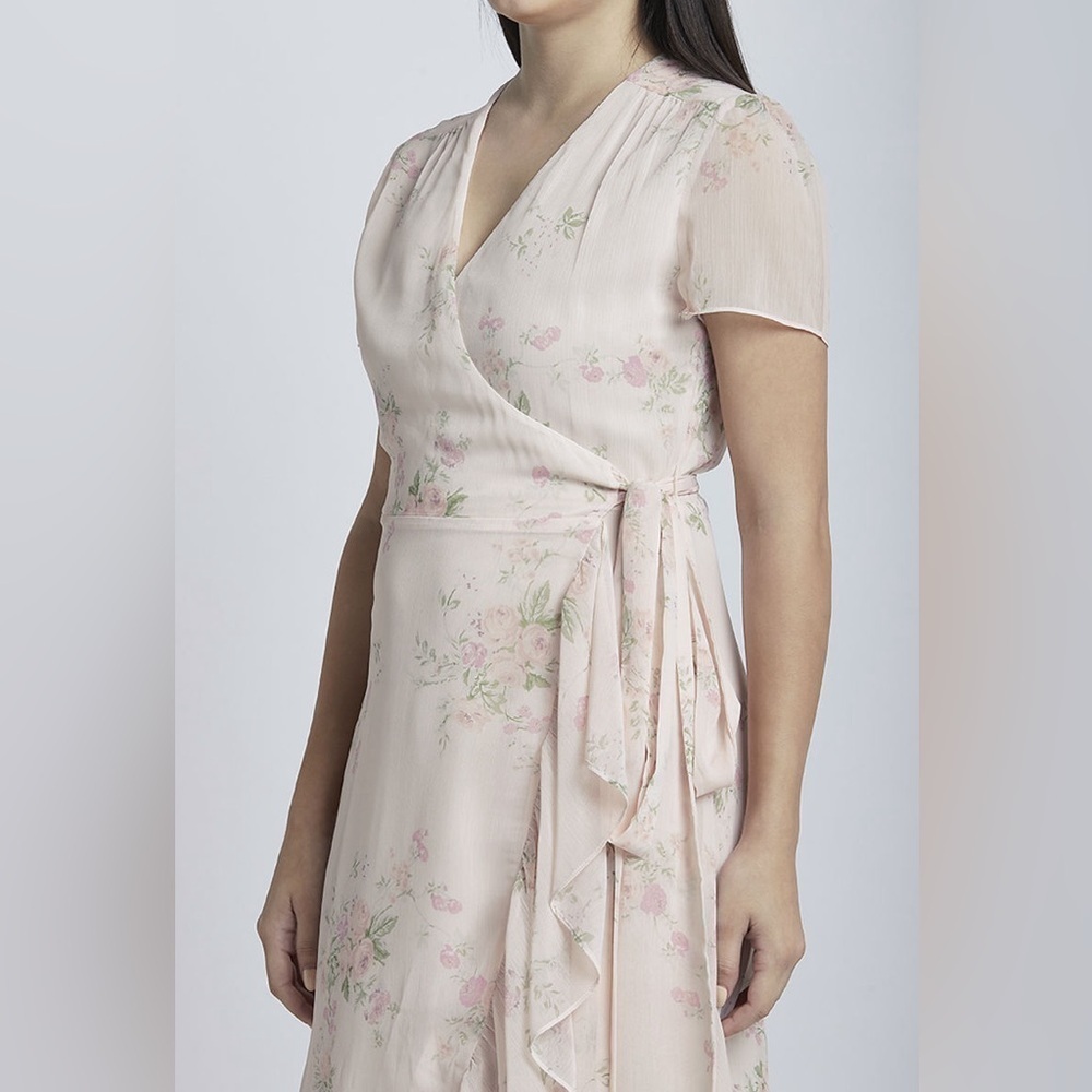Wayf Natasha Wrap Floral Maxi Dress - Picture 3 of 17